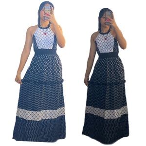 NEWYORK & COMPANY BOHO MAXI DRESS